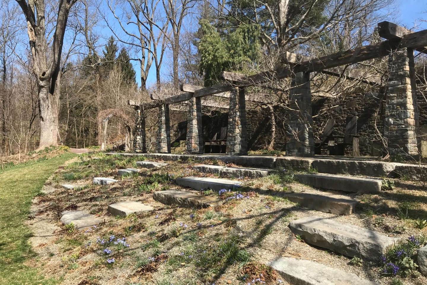 Alta Design provided Civil Engineering & Land Development, Structural Engineering, and Land Survey services for the rehabilitation and restoration of this arbor at the beautiful Chanticleer Gardens.