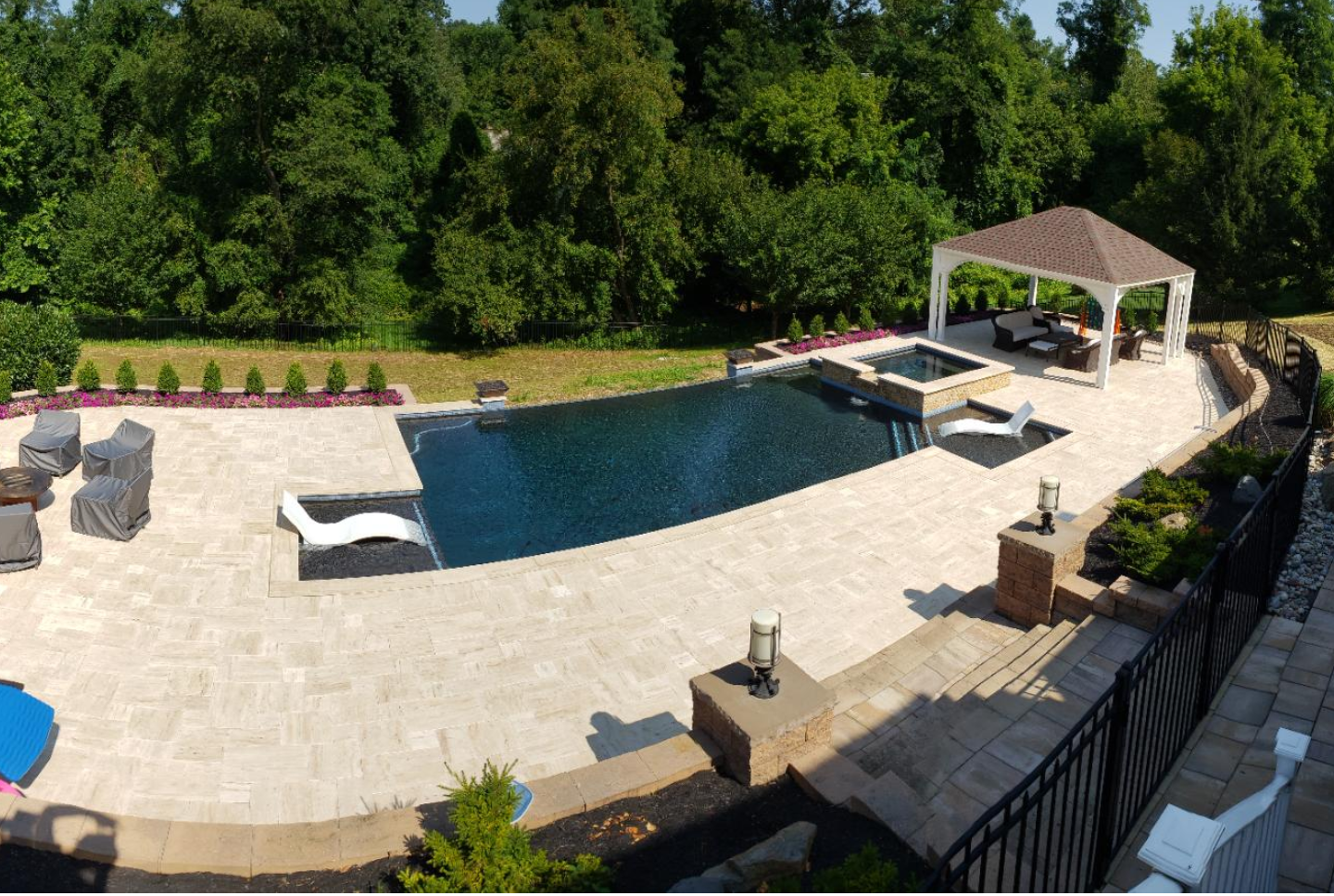 Alta provided Civil Engineering & Land Development, Structural Engineering, Land Survey, Plumbing Design, Permitting, and Construction Inspection & Testing services for this project. Concept and construction by Platinum Pools, Inc.