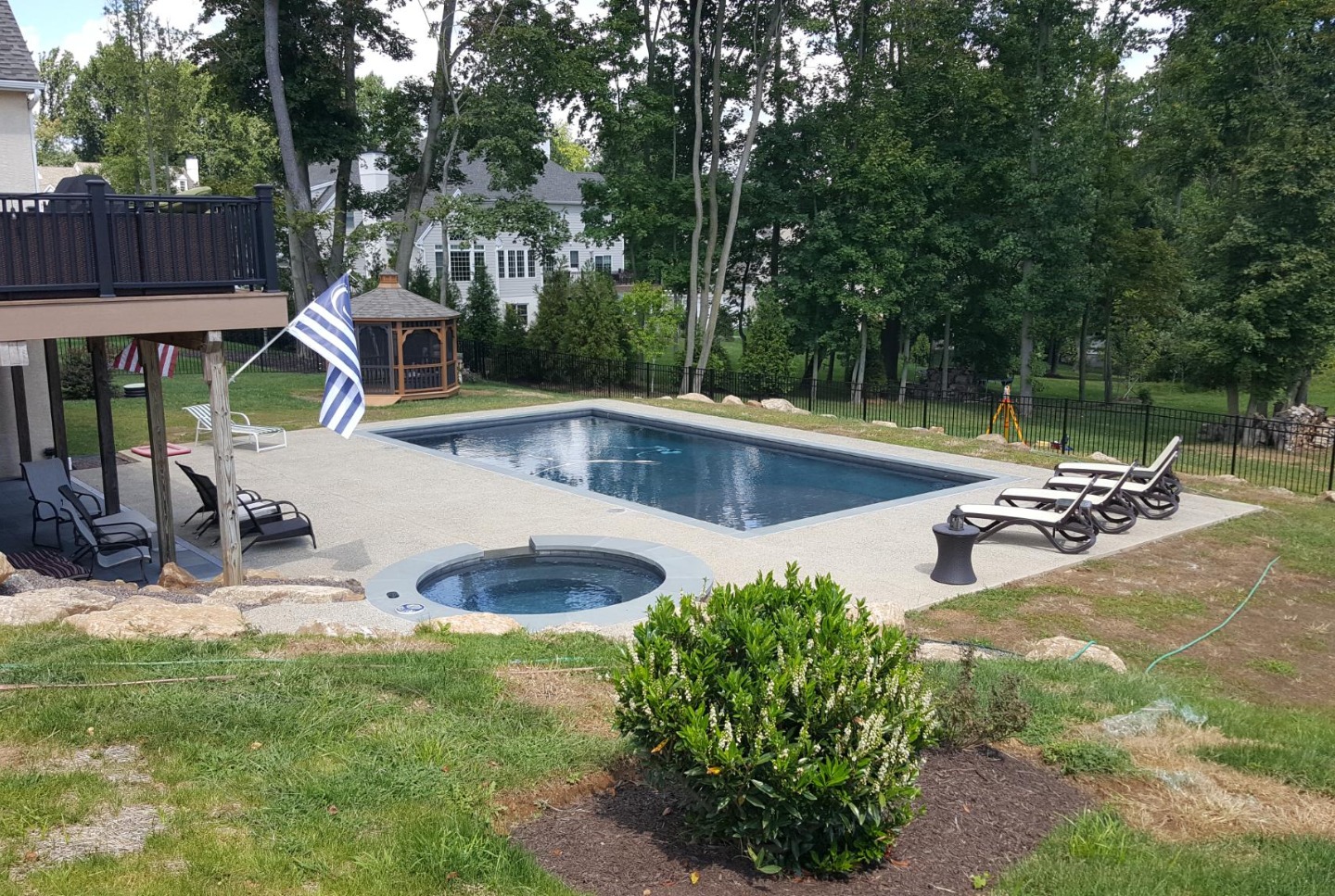 Alta Design provided Civil Engineering & Land Development, Land Survey, and Construction Inspection & Testing services for this project. Concept and construction by Armond Aquatech Pools, Inc.