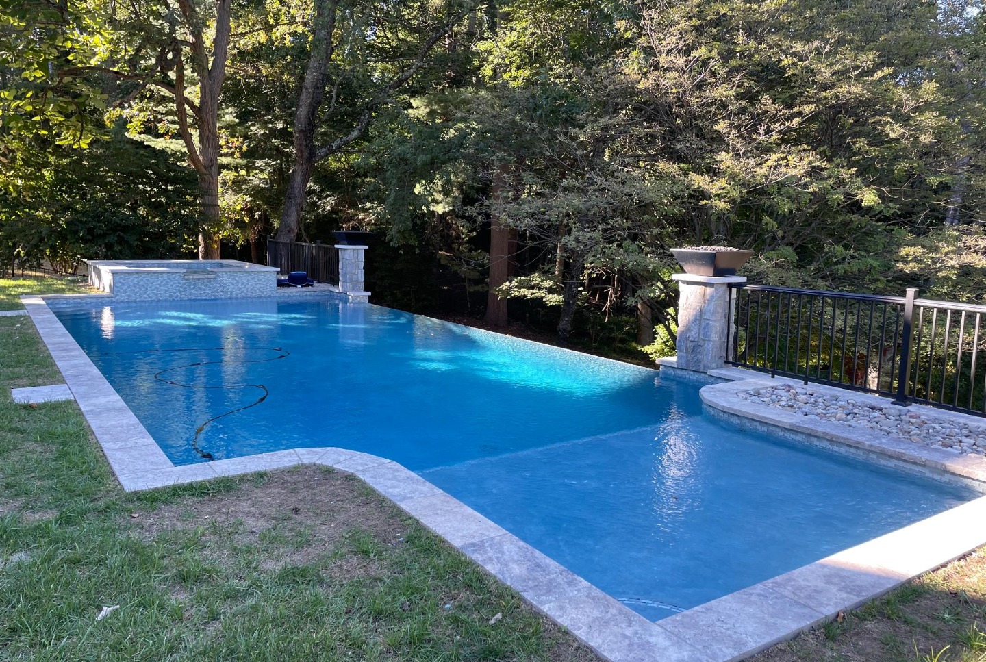 Alta Design provided Civil Engineering & Land Development, Structural Engineering, Land Survey, Plumbing Design, Permitting, and Construction Inspection & Testing services for this project. Concept and construction by Platinum Pools, Inc.